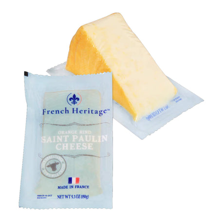 French Heritage Saint Paulin Cheese Mild Creamy Semi Soft Artisan Cheese Wheel