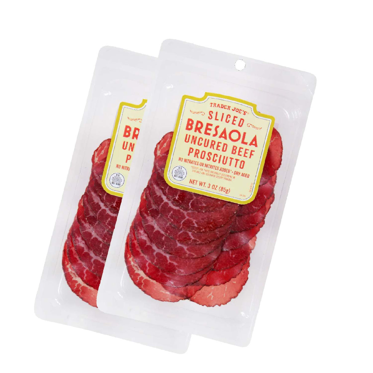 Sliced Bresaola Uncured Beef Prosciutto 3 oz