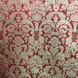Mondavi Silk Fabric - Traditional Two-Toned Damask, 55" Width (1 Yard)