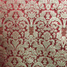 Mondavi Silk Fabric - Traditional Two-Toned Damask, 55" Width (1 Yard)