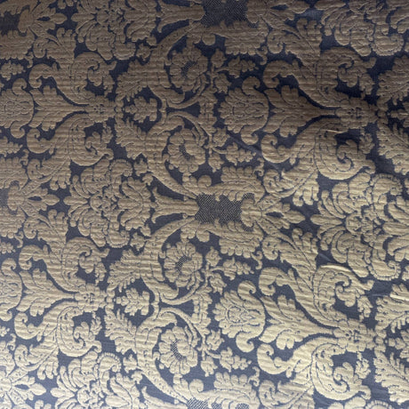 Mondavi Silk Fabric - Traditional Two-Toned Damask, 55" Width (1 Yard)