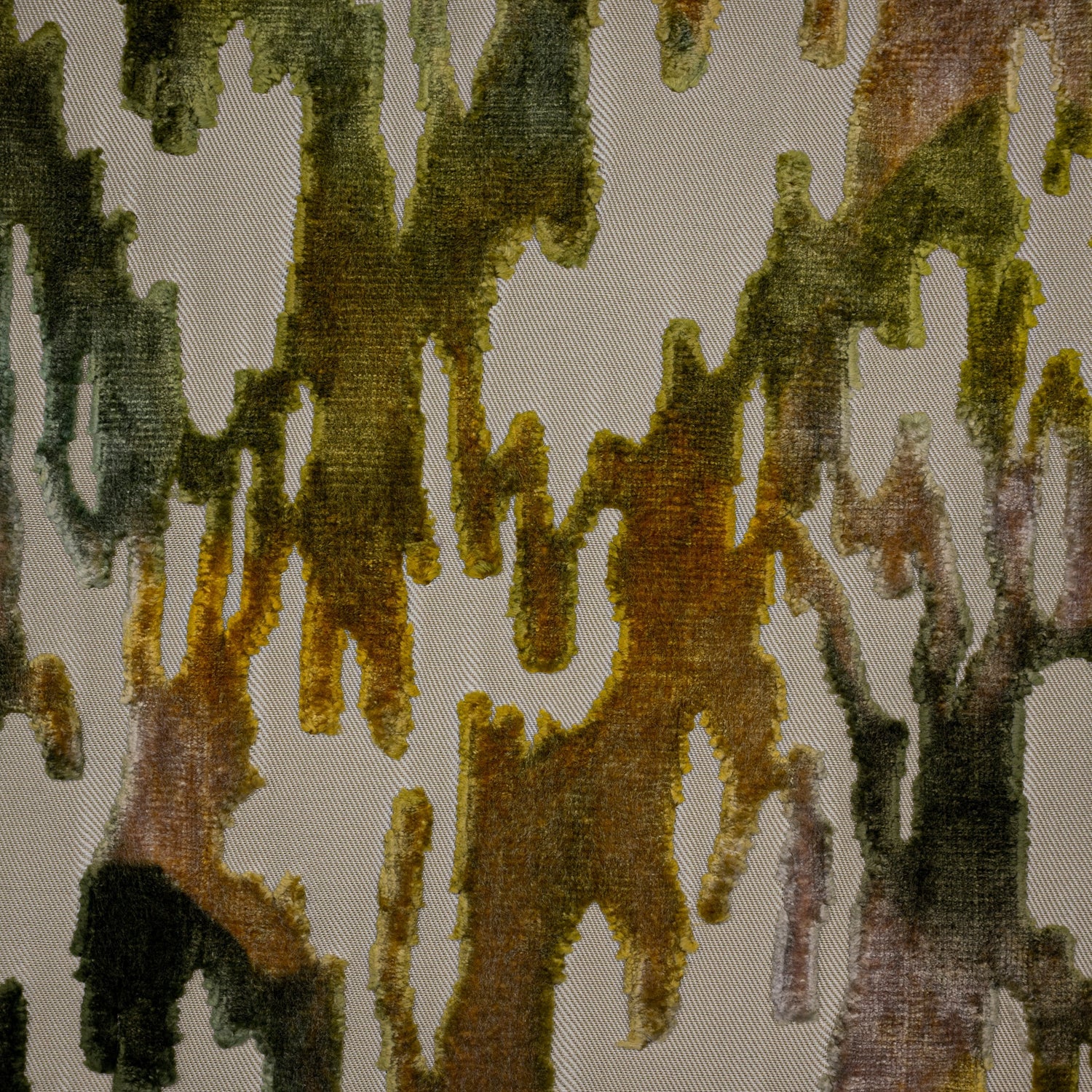 Printed Rayon Cut Velvet Jacquard Upholstery Fabric - Montego