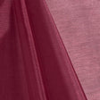 Burgundy Mirror Crystal Organza Fabric