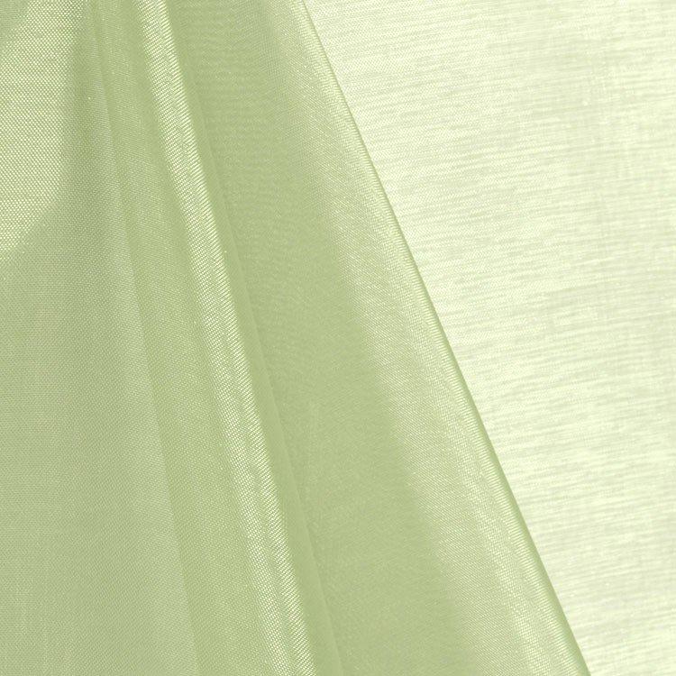 Sage Mirror Crystal Organza Fabric