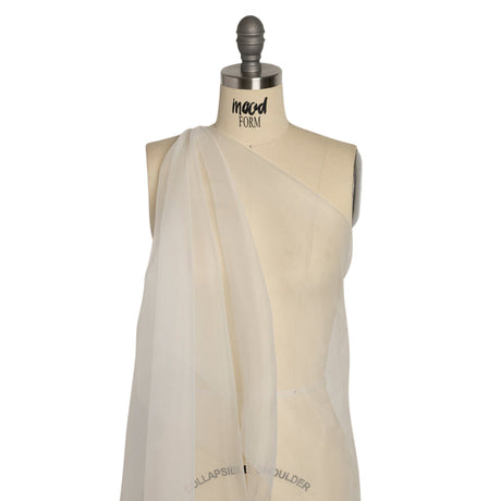 Polyester Organza - Antique White - Luscinia Collection by Mood