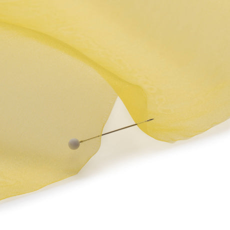 Polyester Organza - Buttercup Yellow - Luscinia Collection by Mood