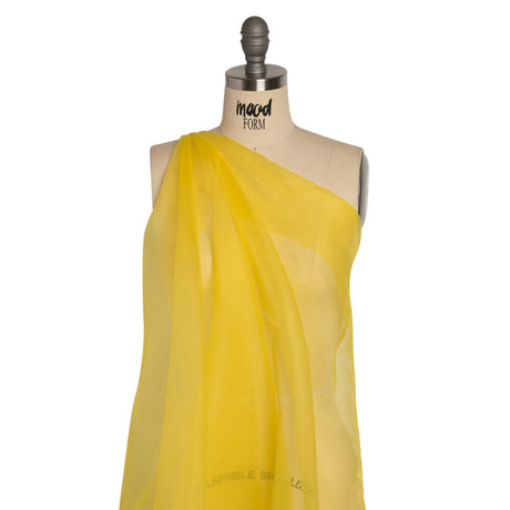 Polyester Organza - Buttercup Yellow - Luscinia Collection by Mood