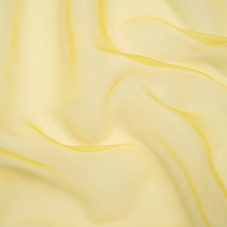 Polyester Organza - Buttercup Yellow - Luscinia Collection by Mood
