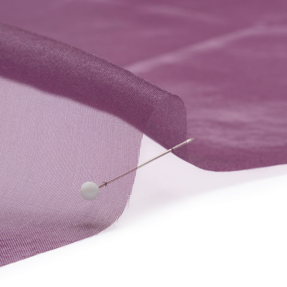 Polyester Organza - Eggplant - Luscinia Collection by Mood