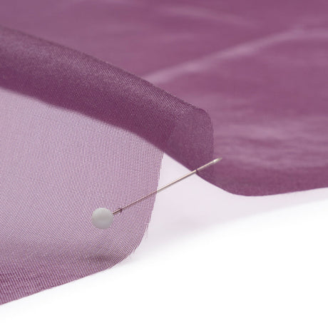 Polyester Organza - Eggplant - Luscinia Collection by Mood