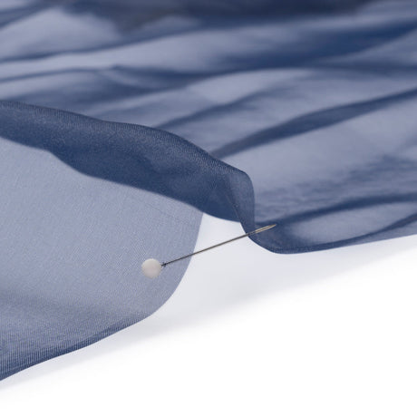 Polyester Organza - Navy - Luscinia Collection by Mood