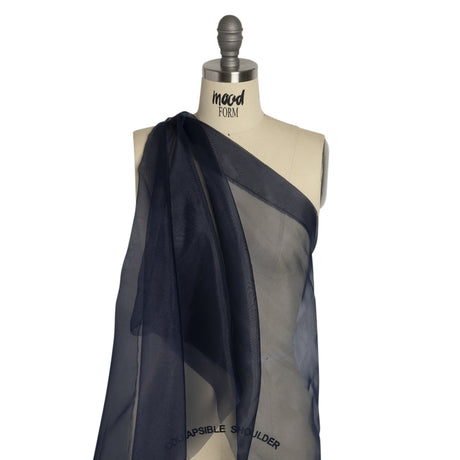 Polyester Organza - Navy - Luscinia Collection by Mood