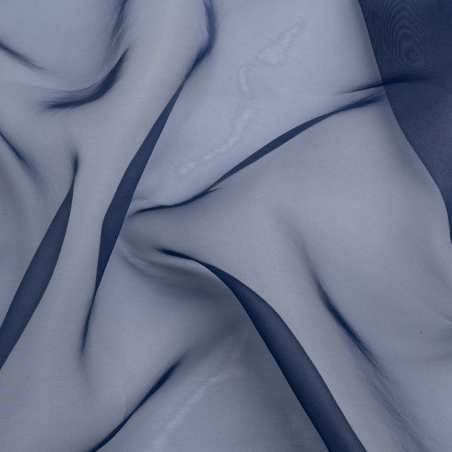 Polyester Organza - Navy - Luscinia Collection by Mood