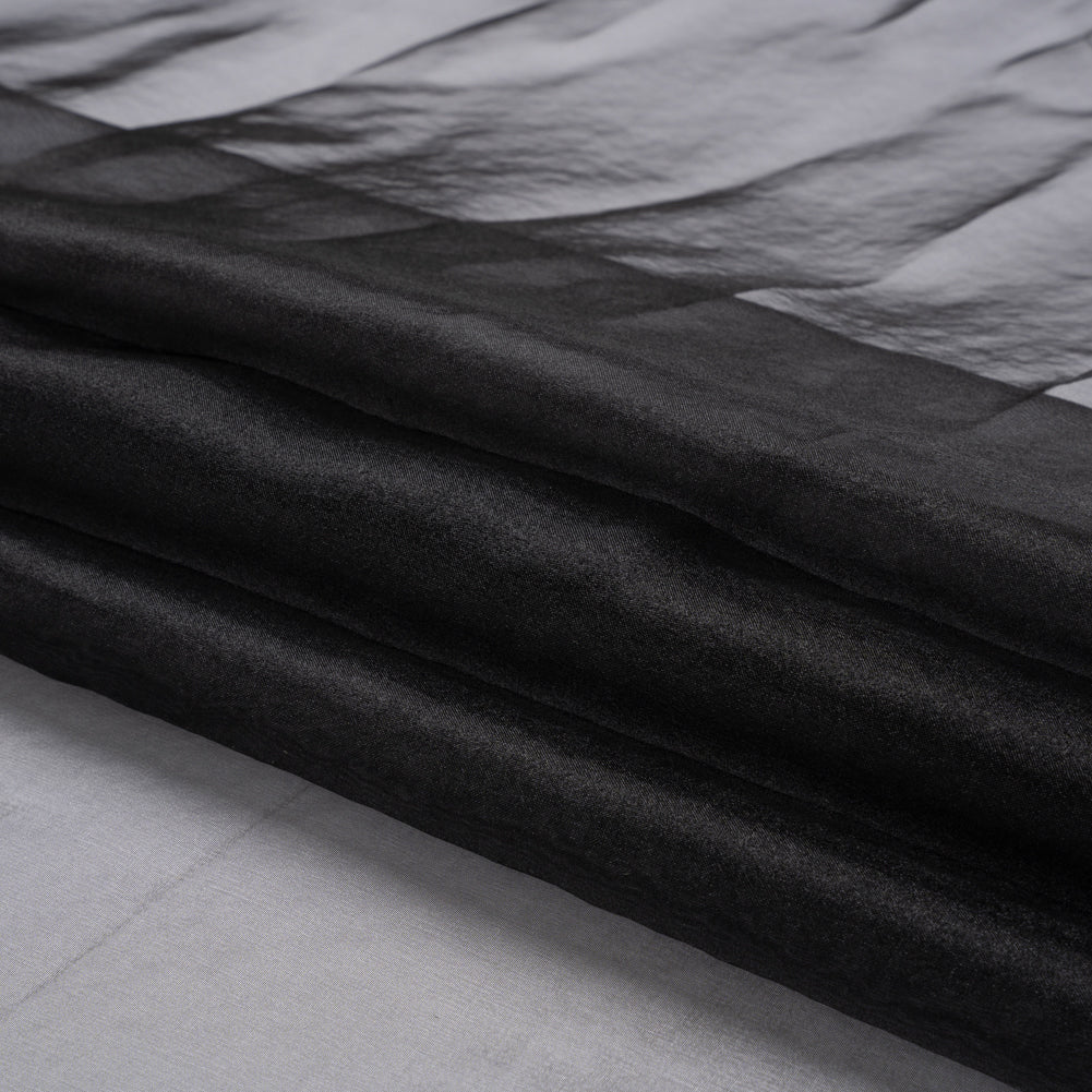 Polyester Organza - Black - Luscinia Collection by Mood