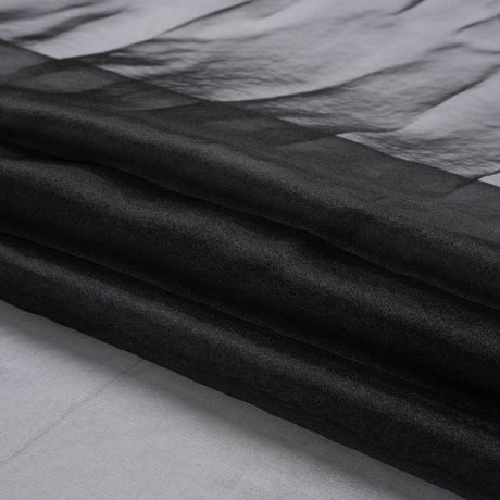 Polyester Organza - Black - Luscinia Collection by Mood
