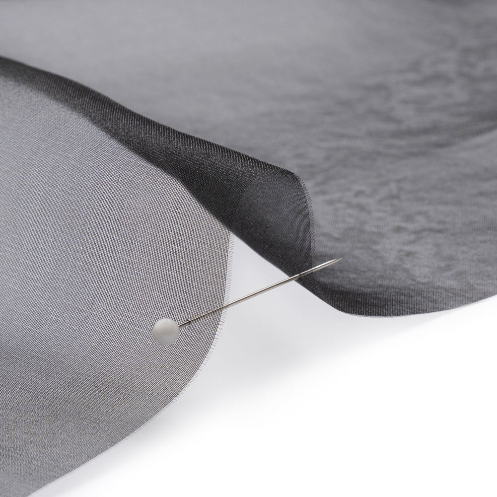 Polyester Organza - Black - Luscinia Collection by Mood