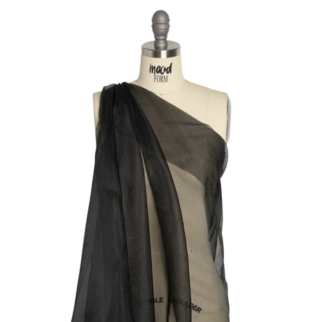 Polyester Organza - Black - Luscinia Collection by Mood