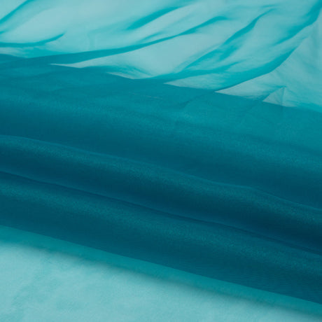Polyester Organza - Deep Teal - Luscinia Collection by Mood