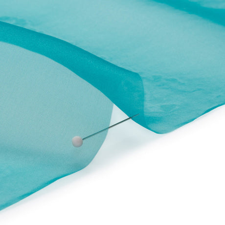 Polyester Organza - Deep Teal - Luscinia Collection by Mood