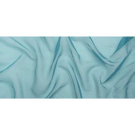 Polyester Organza - Deep Teal - Luscinia Collection by Mood