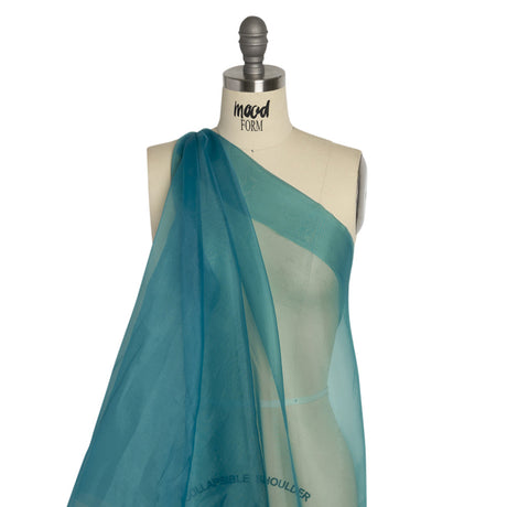 Polyester Organza - Deep Teal - Luscinia Collection by Mood