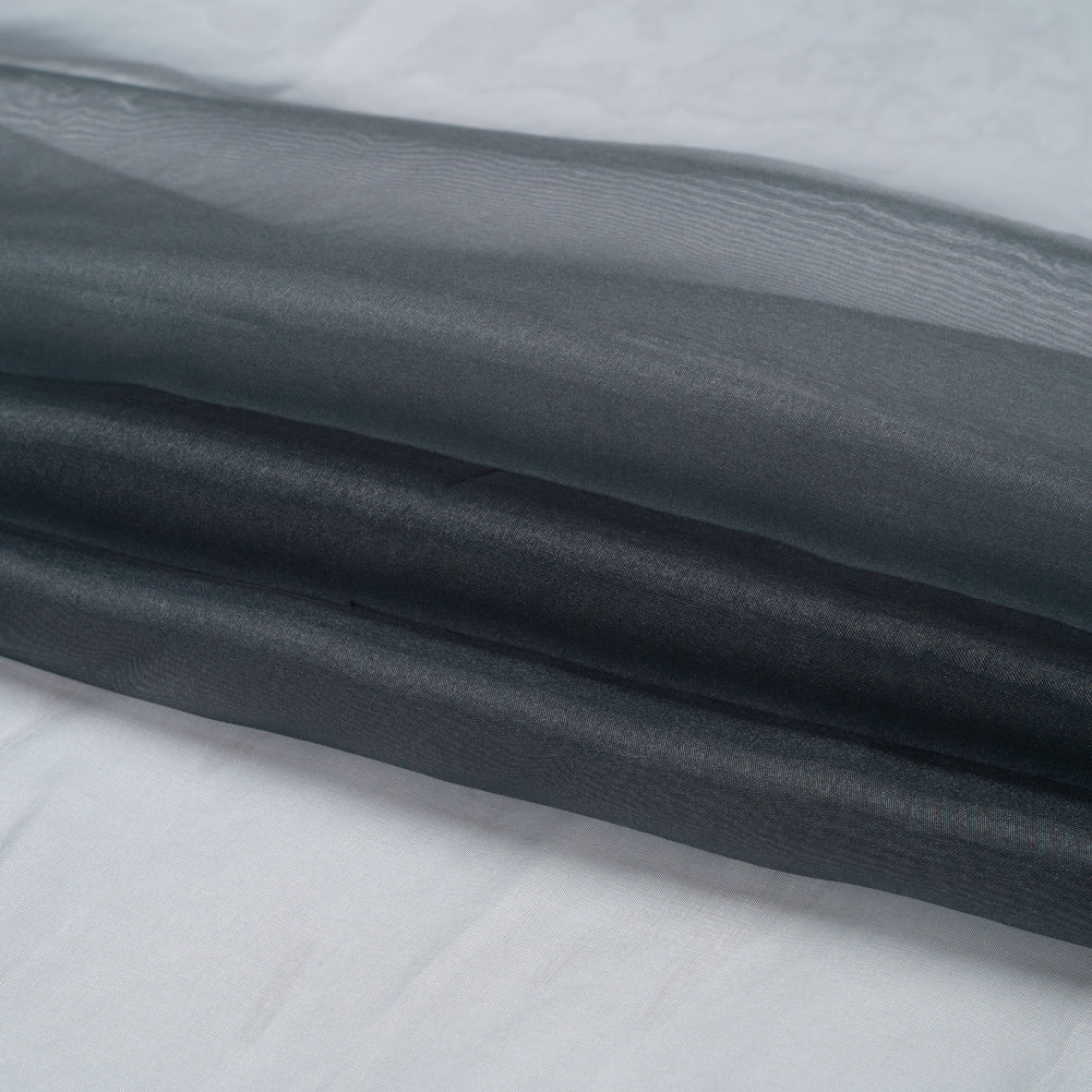 Polyester Organza - Charcoal Gray - Luscinia Collection by Mood