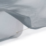 Polyester Organza - Charcoal Gray - Luscinia Collection by Mood