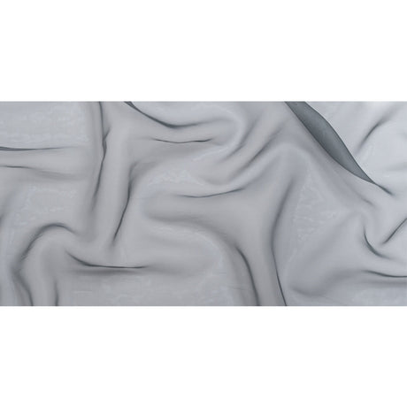 Polyester Organza - Charcoal Gray - Luscinia Collection by Mood