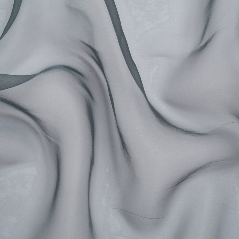 Polyester Organza - Charcoal Gray - Luscinia Collection by Mood