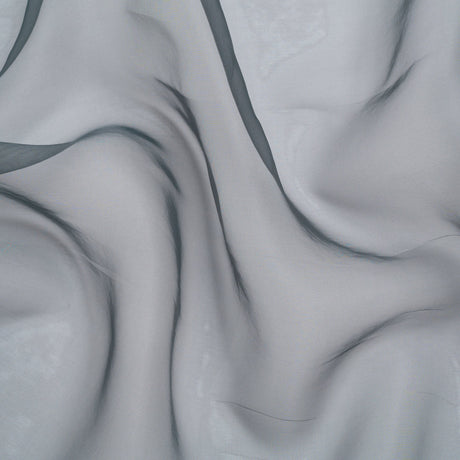 Polyester Organza - Charcoal Gray - Luscinia Collection by Mood