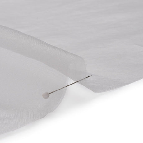 Polyester Organza - Silver - Luscinia Collection by Mood