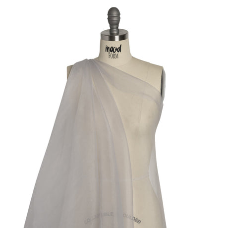 Polyester Organza - Silver - Luscinia Collection by Mood