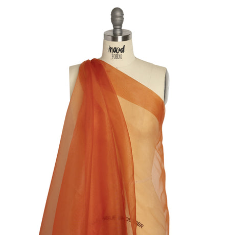 Polyester Organza - Burnt Orange - Luscinia Collection by Mood