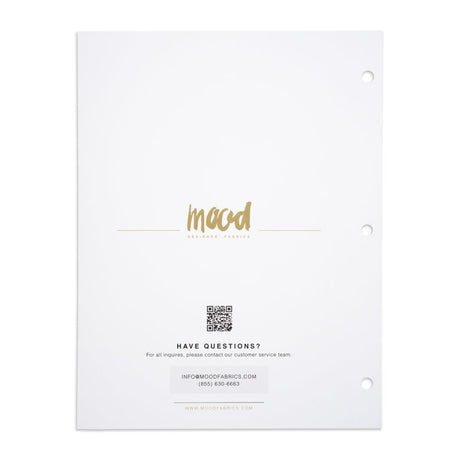 Color Card - Luscinia Premium Polyester Organza Collection - 8.5" x 11", 3-Hole