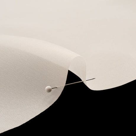 Satin-Faced Polyester Organza - Antique White - Ardea Collection by Mood