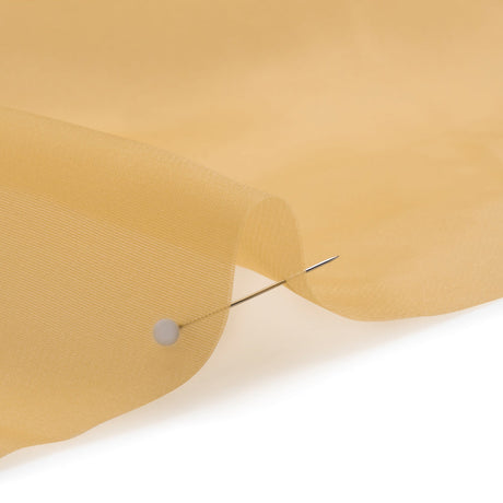 Satin-Faced Polyester Organza - Gold - Ardea Collection by Mood
