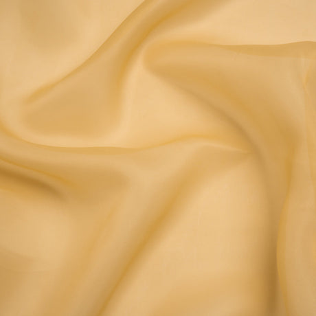 Satin-Faced Polyester Organza - Gold - Ardea Collection by Mood