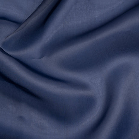 Satin-Faced Polyester Organza - Navy - Ardea Collection by Mood
