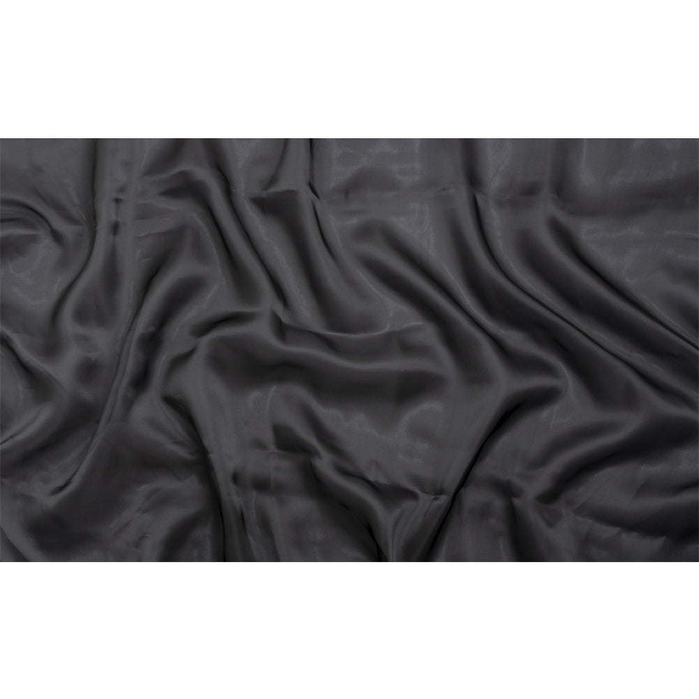 Satin-Faced Polyester Organza - Black - Ardea Collection by Mood