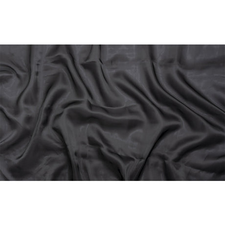 Satin-Faced Polyester Organza - Black - Ardea Collection by Mood