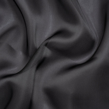 Satin-Faced Polyester Organza - Black - Ardea Collection by Mood