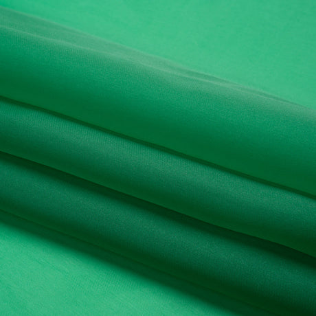 Satin-Faced Polyester Organza - Kelly Green - Ardea Collection by Mood