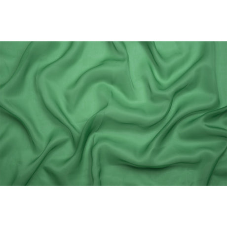 Satin-Faced Polyester Organza - Kelly Green - Ardea Collection by Mood