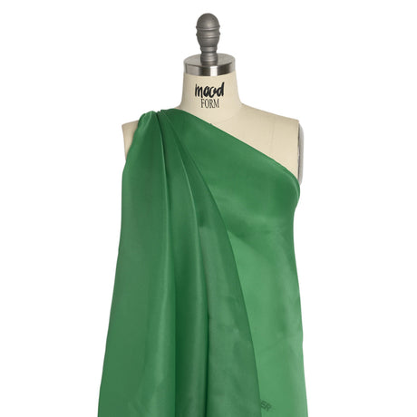 Satin-Faced Polyester Organza - Kelly Green - Ardea Collection by Mood