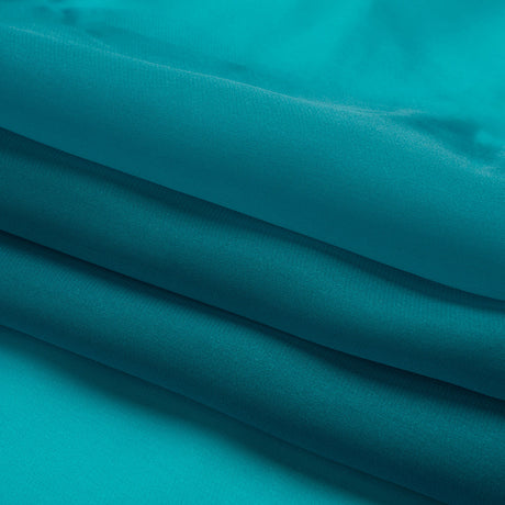 Satin-Faced Polyester Organza - Deep Teal - Ardea Collection by Mood