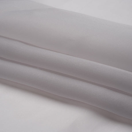 Satin-Faced Polyester Organza - Silver - Ardea Collection by Mood