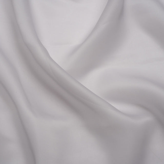 Satin-Faced Polyester Organza - Silver - Ardea Collection by Mood