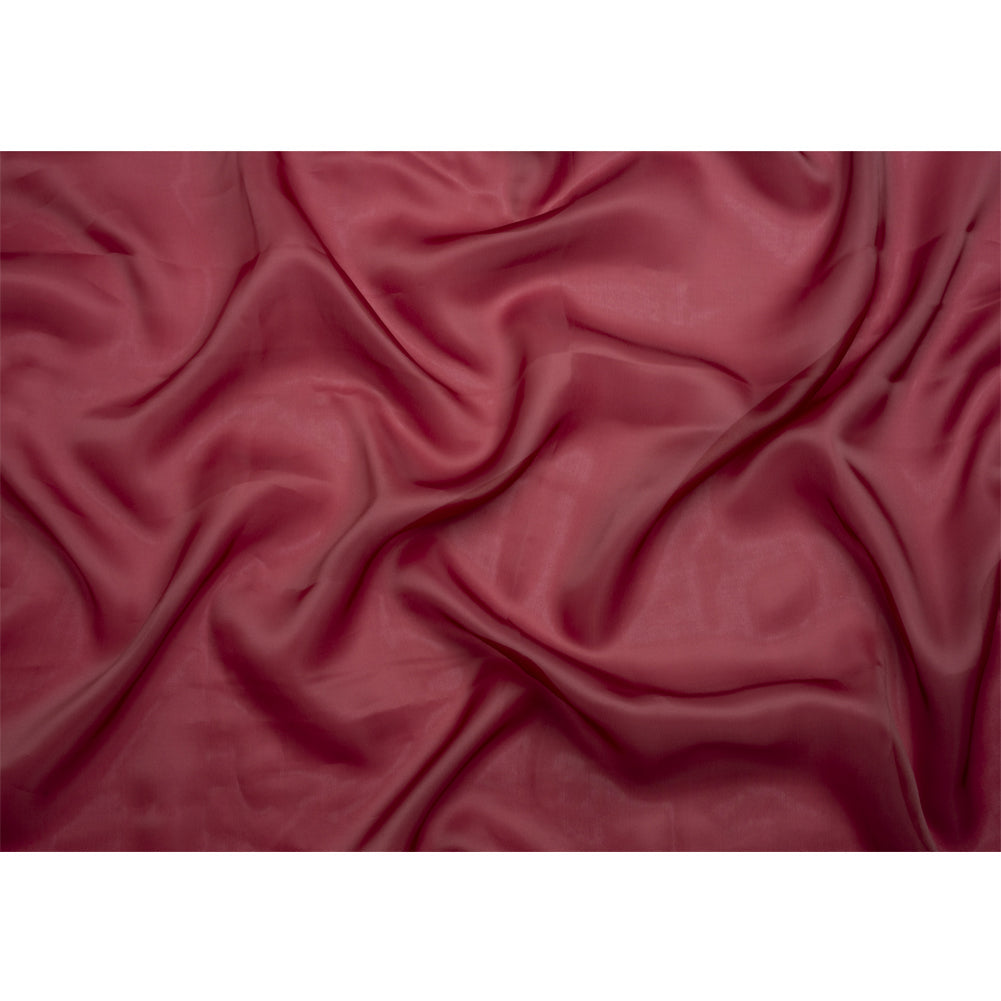 Satin-Faced Polyester Organza - Burgundy - Ardea Collection by Mood