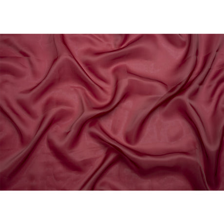 Satin-Faced Polyester Organza - Burgundy - Ardea Collection by Mood