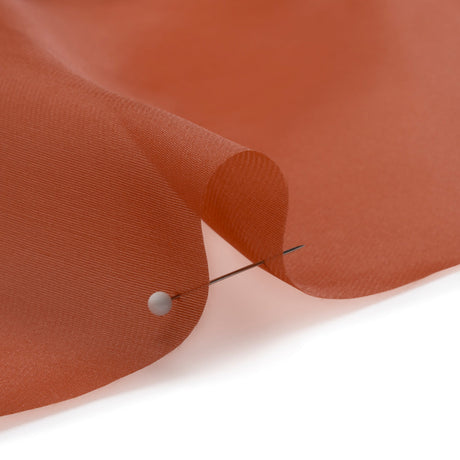 Satin-Faced Polyester Organza - Sienna - Ardea Collection by Mood
